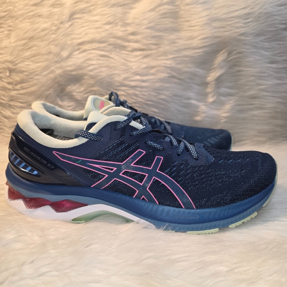 Women's Running Shoes ASICS Gel-Kayano 31 Navy Pink Size 10.5 1012A649